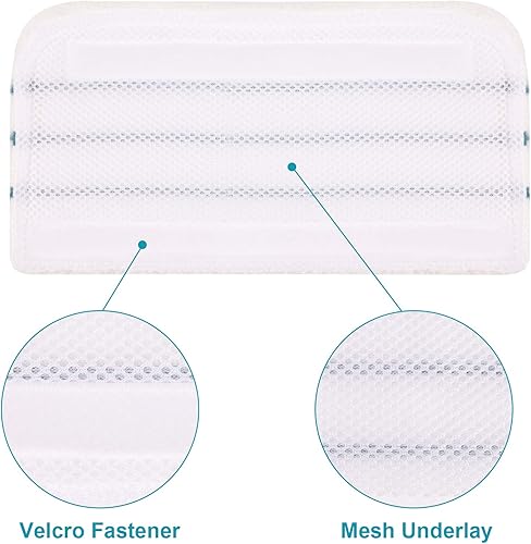 Miniatura 3 de Wisorder 8 almohadillas de repuesto compatibles con Black+Decker Steam Mop SM1600, SM1610, SM1620, HSM13E1, HSMC1300FX, HSMC1321, HSMC1321APB,