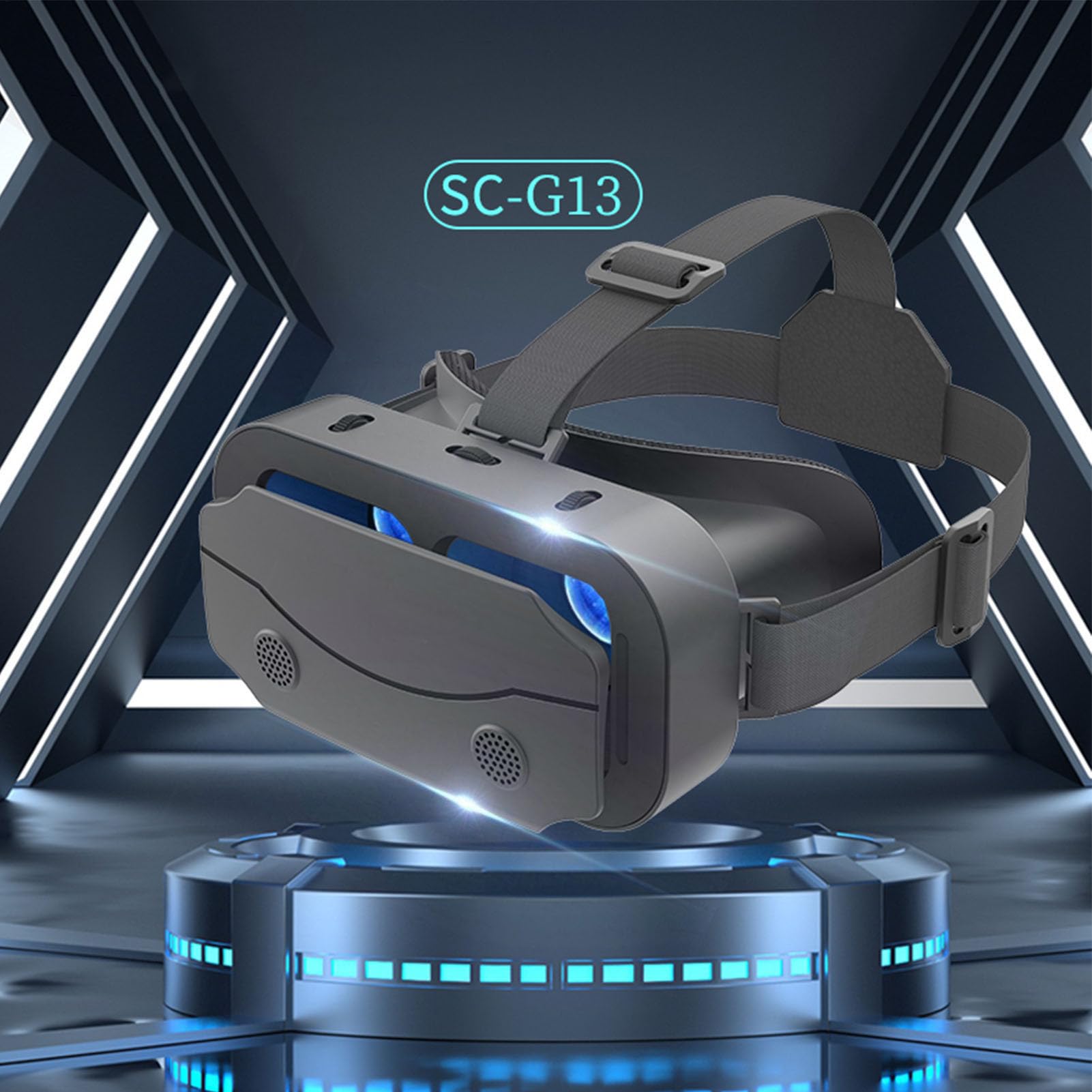 2 Occhiali per realtà virtuale | occhiali per realtà virtuale giochi con smartphone | Virtual Reality cuffie cuffie occhiali per TV, film videogiochi Compatibile IOS, Zcsxk