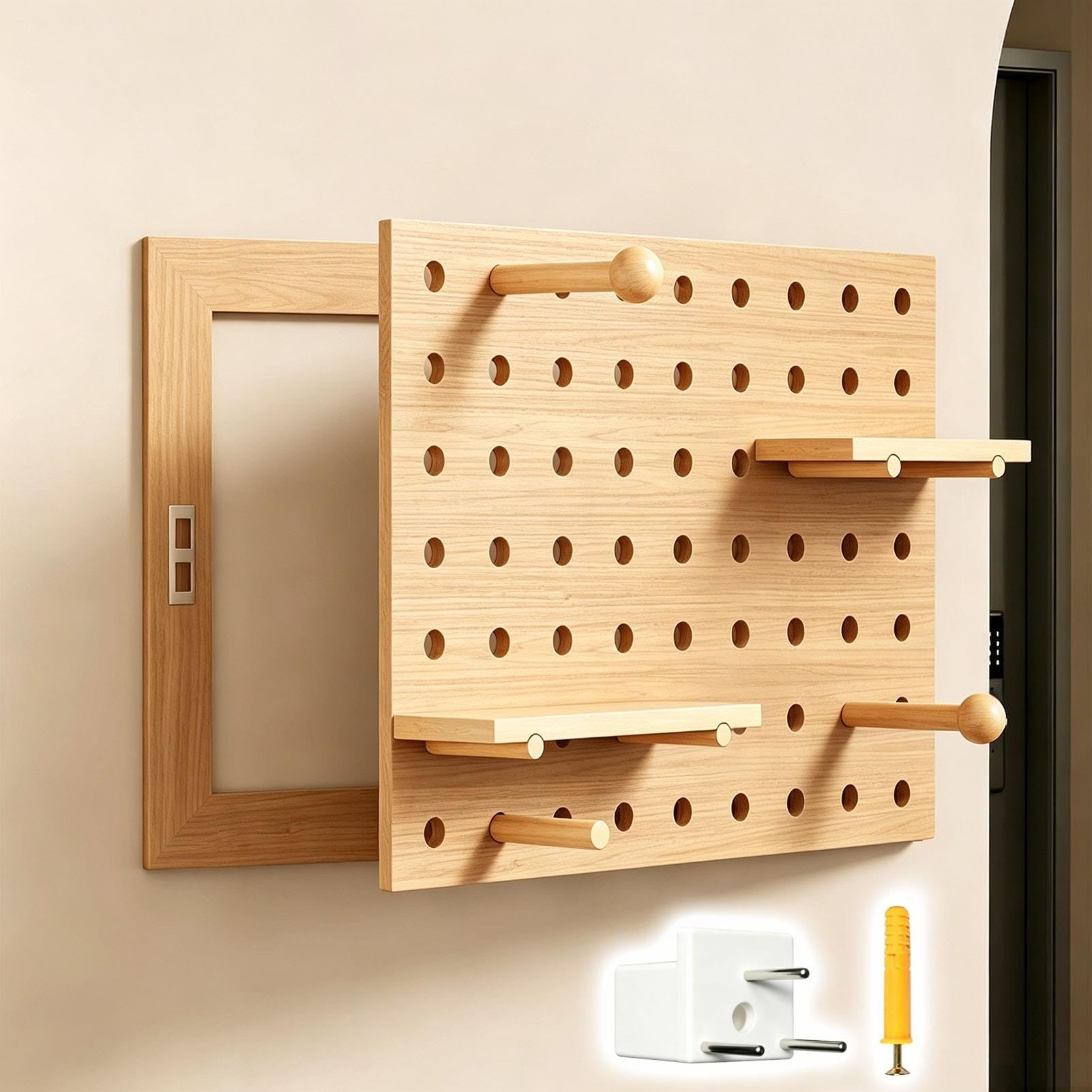 Stromkasten Verkleidung Seitenöffnung Holz-Pegboard-Schaltanlagen-Boxen
