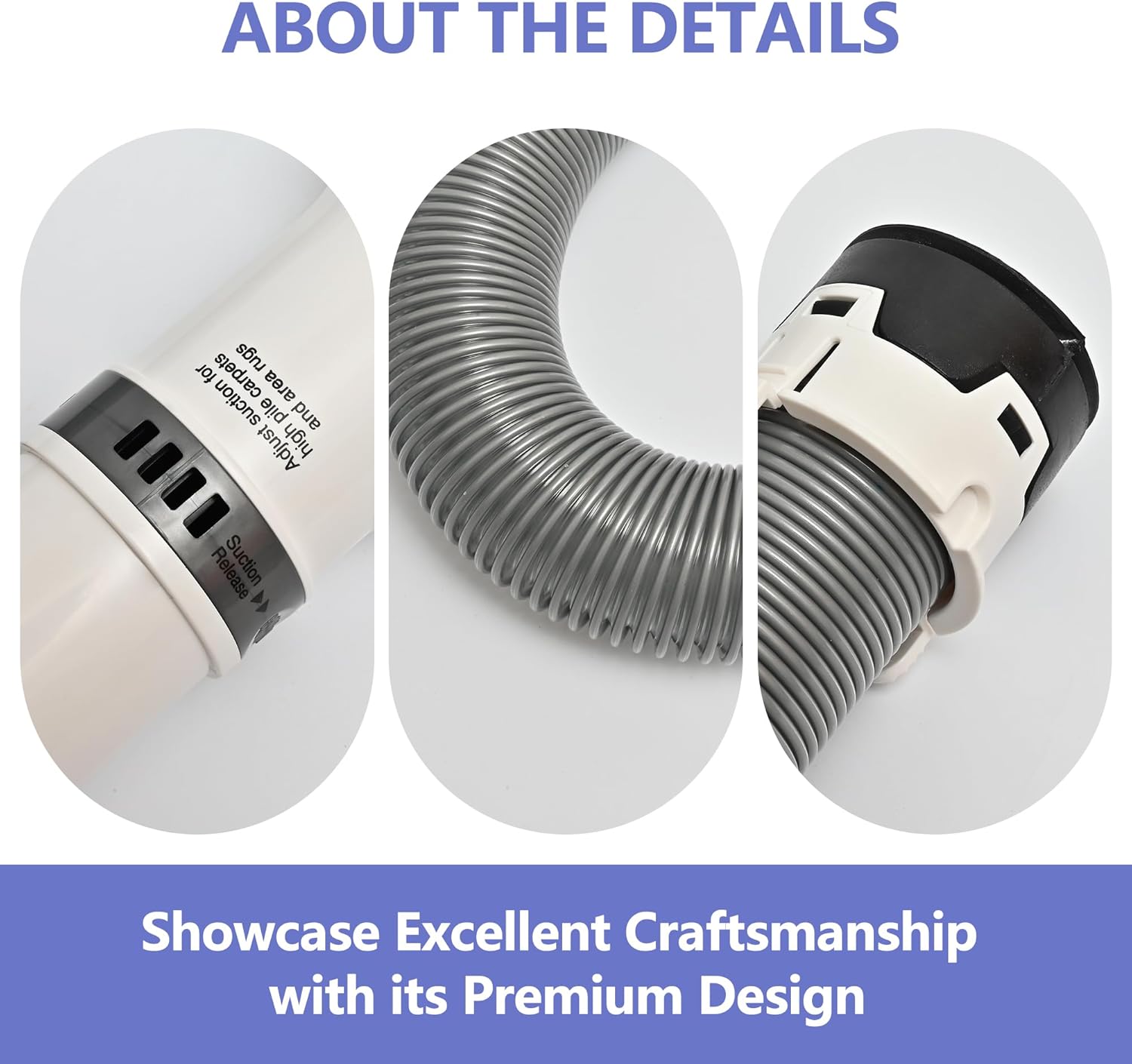 NV350 Replacement Hose Handle Compatible with Shark Navigator Lift Away NV360, NV350, NV351, NV352, NV355, NV356, NV357, NV358, NV370, UV541, NV390, NV391, NV392, CU520, and UV440Vacuum. Part 113FFJ