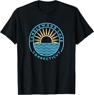 Candlewood Lake Connecticut Outdoors Vintage T-Shirt