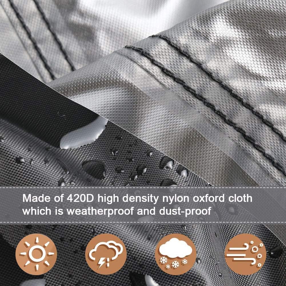 Outdoor Chaise Lounge Cover for KidKraft Wooden Double Chaise Lounge, Waterproof Kids Patio Furniture Set Cover, Weatherproof Covers for Kid Pets Patio Pool Furniture - 34"L x 37"W x 35"H