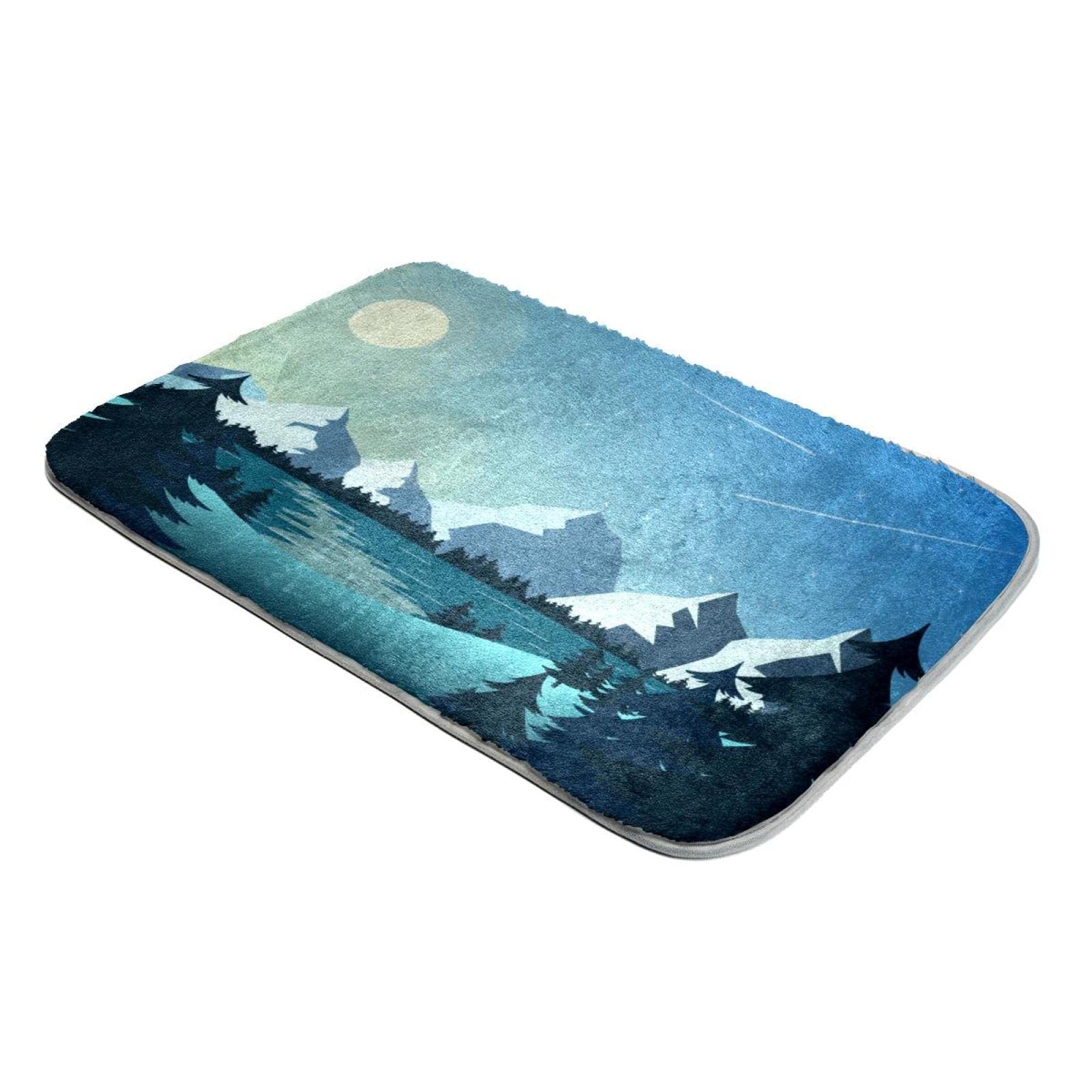 Tapis à poils longs ultra doux Coucher de soleil en fausse fourrure haut de gamme