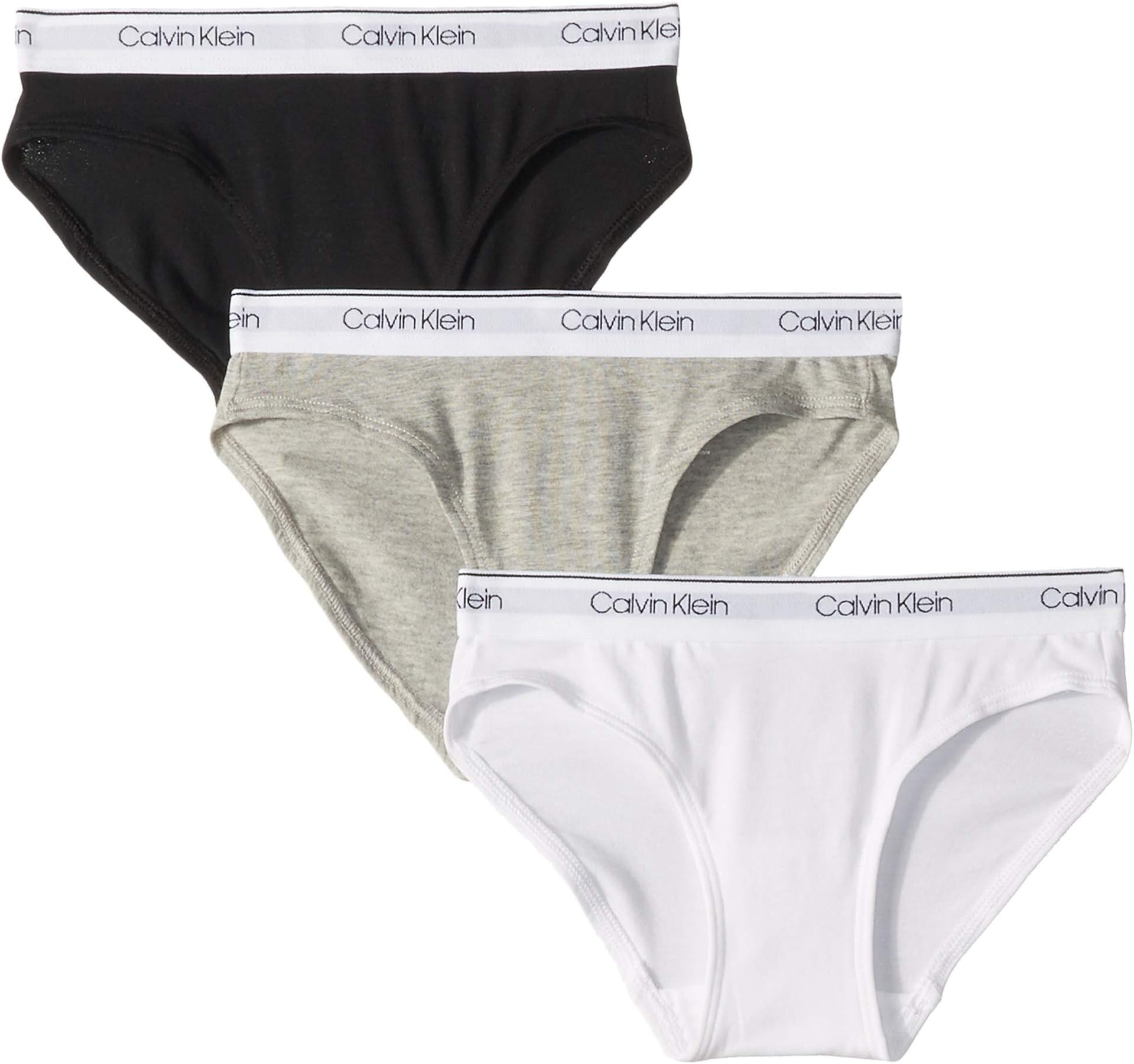 Girl's Modern Cotton Bikini Panty Base Layer Underwear (pack of 2)