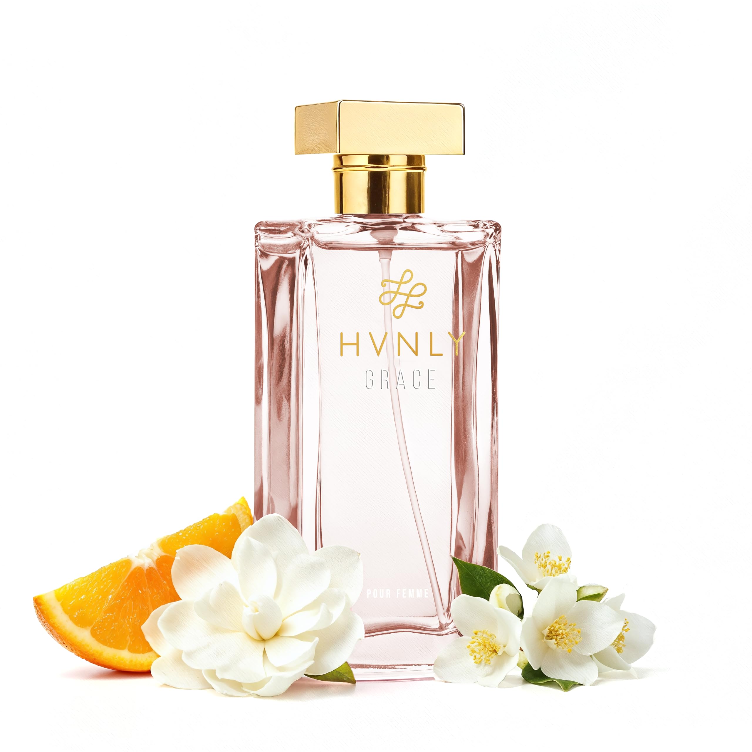 HVNLY Grace EDP | Perfume For Women | An Ideal Gift | Long Lasting Premium Gourmand Floral Fragrance | Vanilla, Orange, Lily Of The Valley | Best For Office Wear, Casual Wear | 30 ml