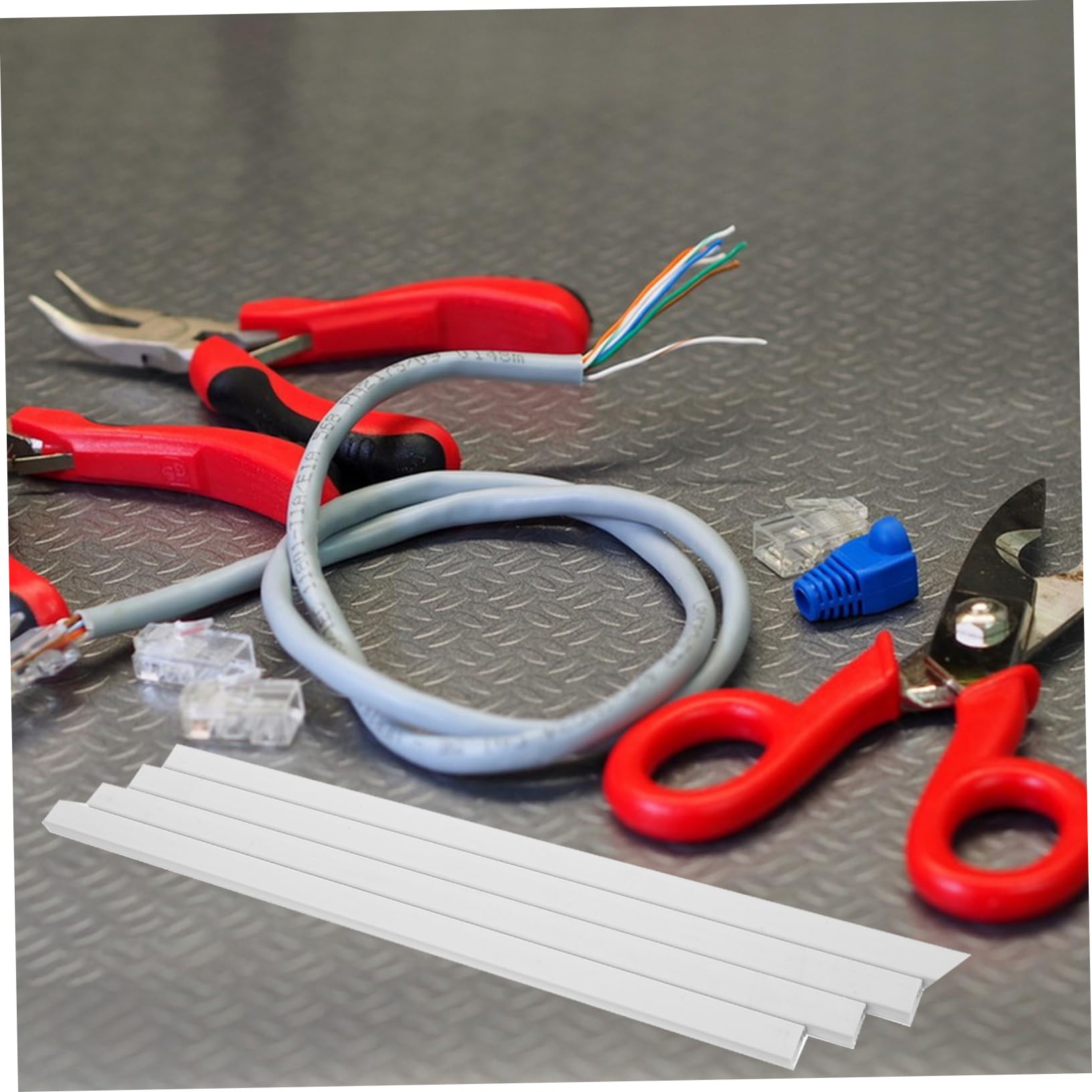 5 Set Canalina Passacavi per Tv Copricavi Muro per Kit per Organizzazione Facile Installazione e Design Ergonomico