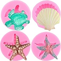 Vista 10 de Mujiang Molde de silicona de algas corales, moldes de fondant de coral para decoración de pasteles de azúcar, decoración de cupcakes, pasta de goma