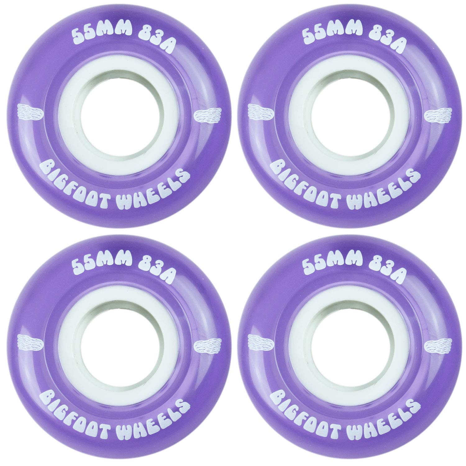 Bigfoot Skateboard 53 mm 83 A Roues Souples Cruiser Filmer Mixte