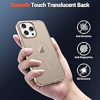 Vista 249 de SUPFINE Funda magnética para iPhone 11 (compatible con MagSafe) (protección contra caídas de grado militar), translúcida mate a prueba de golpes