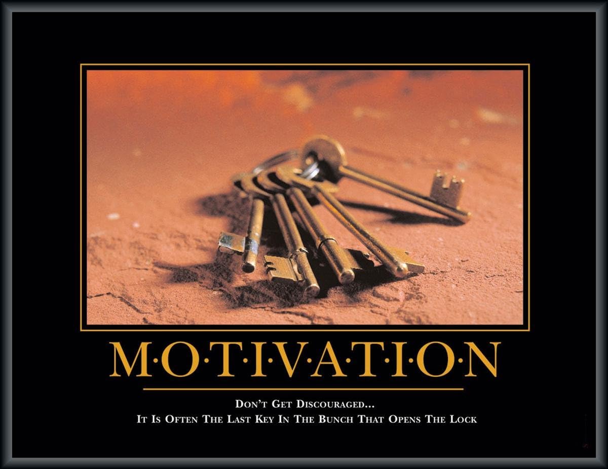 Gifts Delight Laminated 19x15 Poster: Demotivational - Font Used on Motivational Posters -