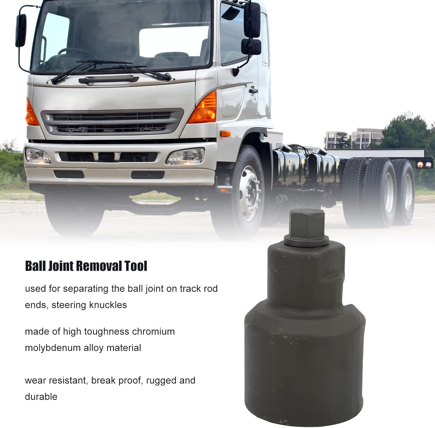 Ball Joint Removal Tool, Heavy Duty Truck Ball Joint Removal Tool, 39mm Capacity Extractor Separator Puller, Disassembly Tool