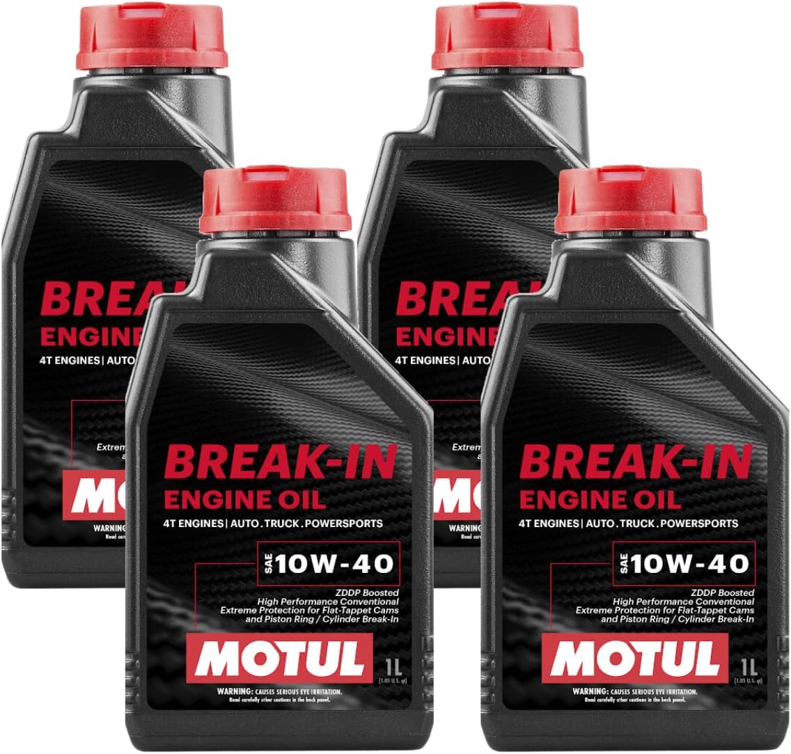 Motul Break in Oil - 10W40 1L (Pack of 4)