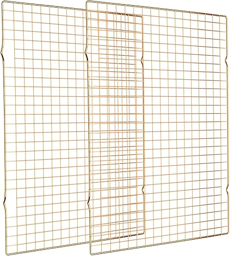Miniatura 12 de Briout 2 rejillas de enfriamiento para cocinar y hornear, estante de alambre de acero inoxidable resistente de 15 x 10 pulgadas para hornear, asar a