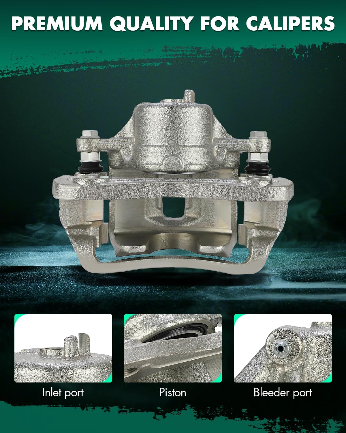 SCITOO Front Left+Right Brake Calipers With Bracket 19B2998 19B2999 For Hyundai For Elantra 07-10 For Hyundai Sonata 06-10 For Kia Magentis 07-10 For Kia Optima 06-10 For Kia Soul 10-13
