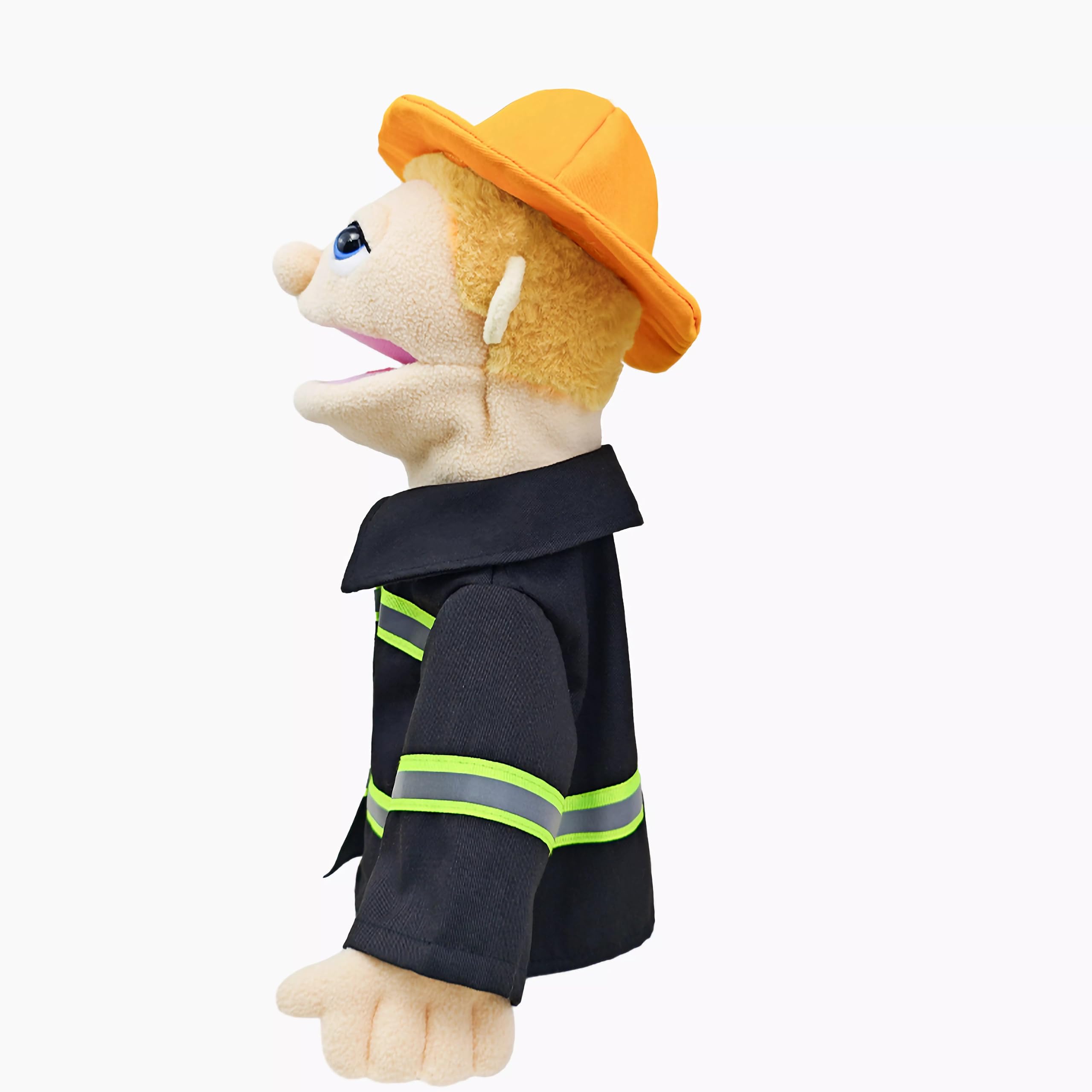 LOMTRATS Theater Hand Puppets for kids,Includes Teacher, policeman, farmer, pirate, detective - Image 4