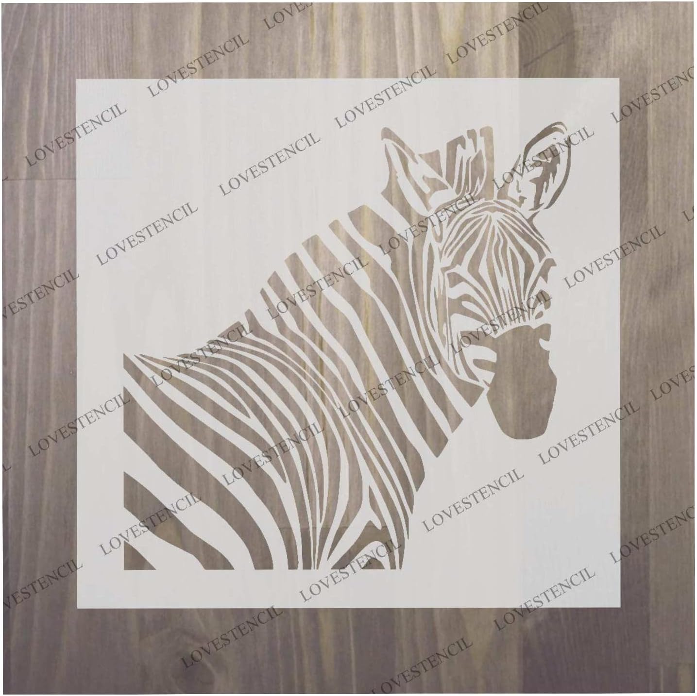 Zebra stencil 1. Choose size and thickness. SMALL