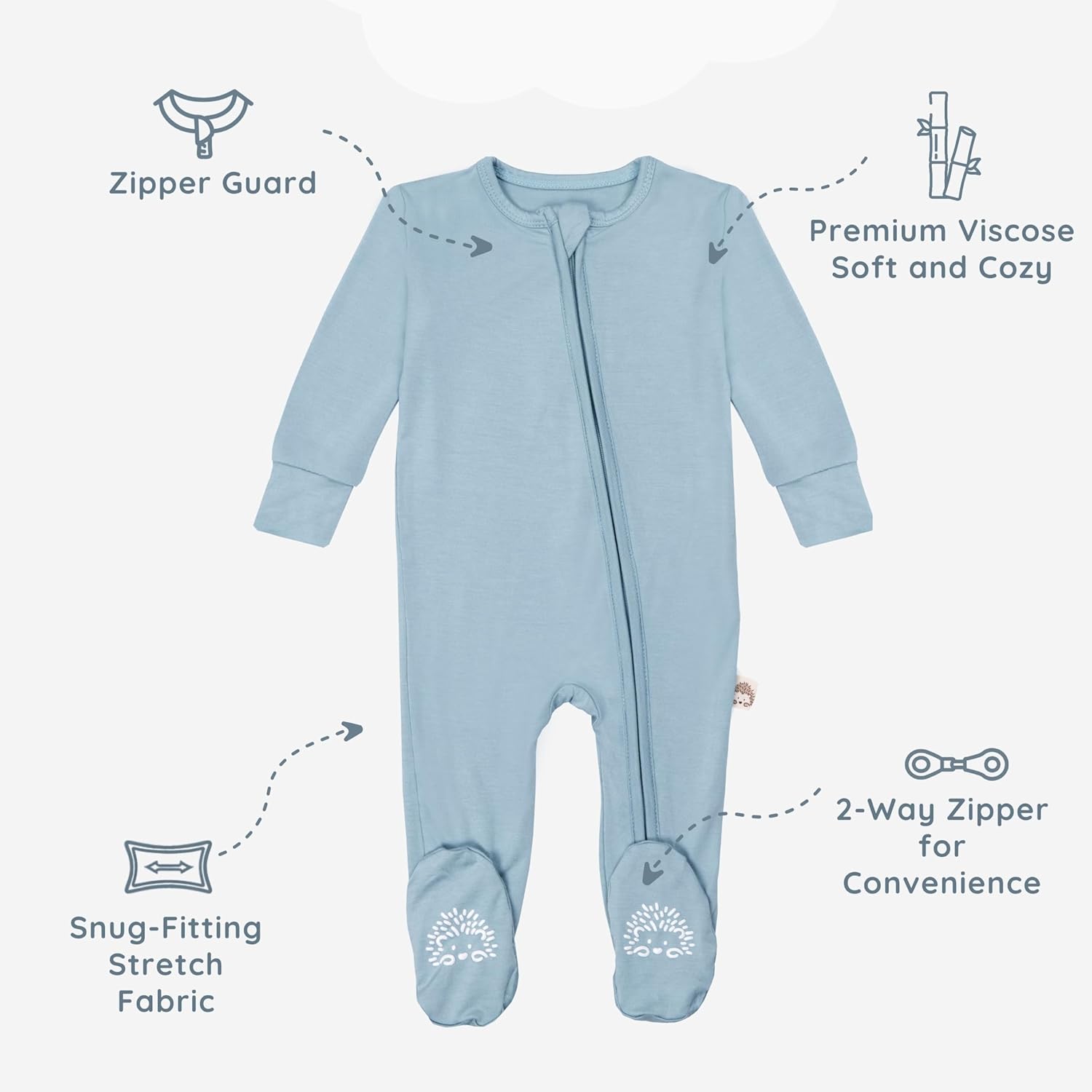 Baby Pajama, Sleeper for Baby, Soft Baby's Pajama, Baby Sleeper with Hat, Baby's Sleep Essentials