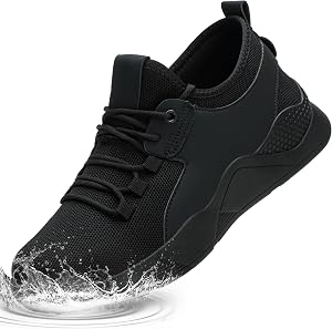 Ulogu Non Slip Waterproof Shoes for Men Women Food Service Work Sneakers | Nurse Waiter Oil Resistant Restaurant Kitchen Lightweight Comfortable Walking