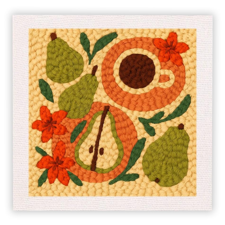 Punch Needle Kit for Beginners - Create Textured Art! -1