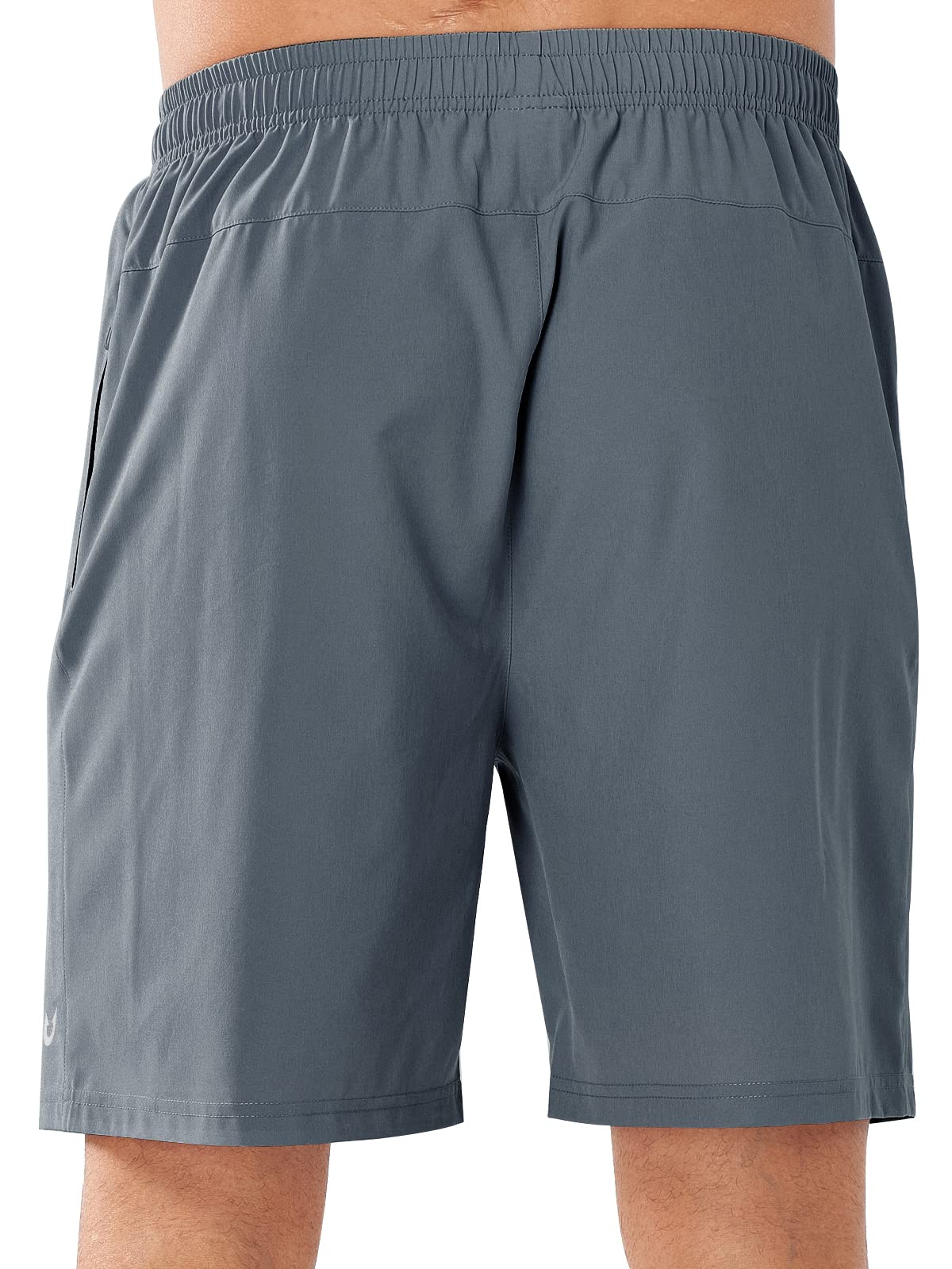 NORTHYARD Męskie sportowe spodenki do biegania szybkoschnące spodenki treningowe lekkie sportowe spodenki do koszykówki na siłownię piesze wycieczki, Coolgrey, M