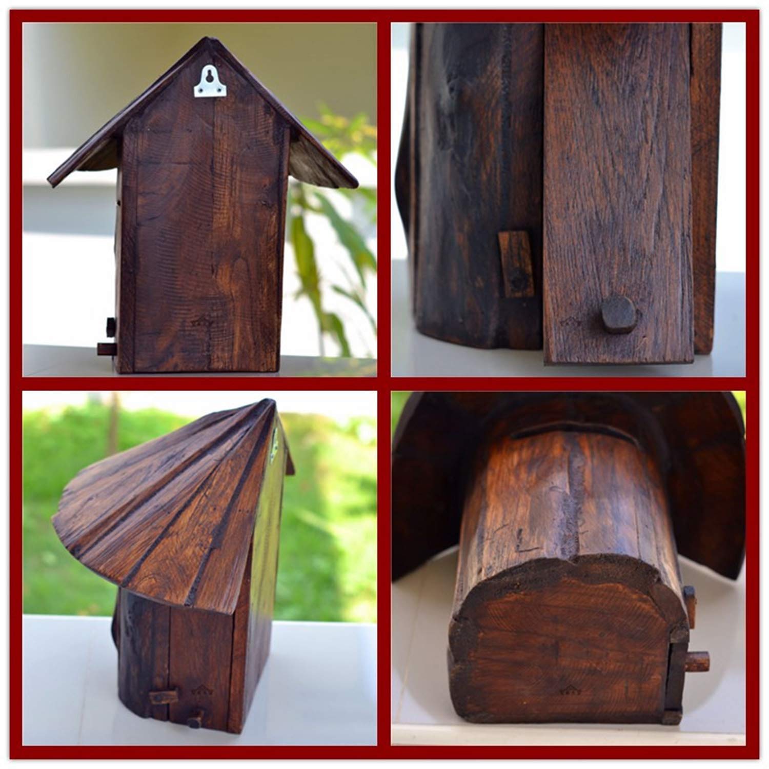 新品未使用80'S日本製source house mail box レザースタジ Amazon.co.jp: Solid Wood Handmade Mailbox, House Shaped Wall