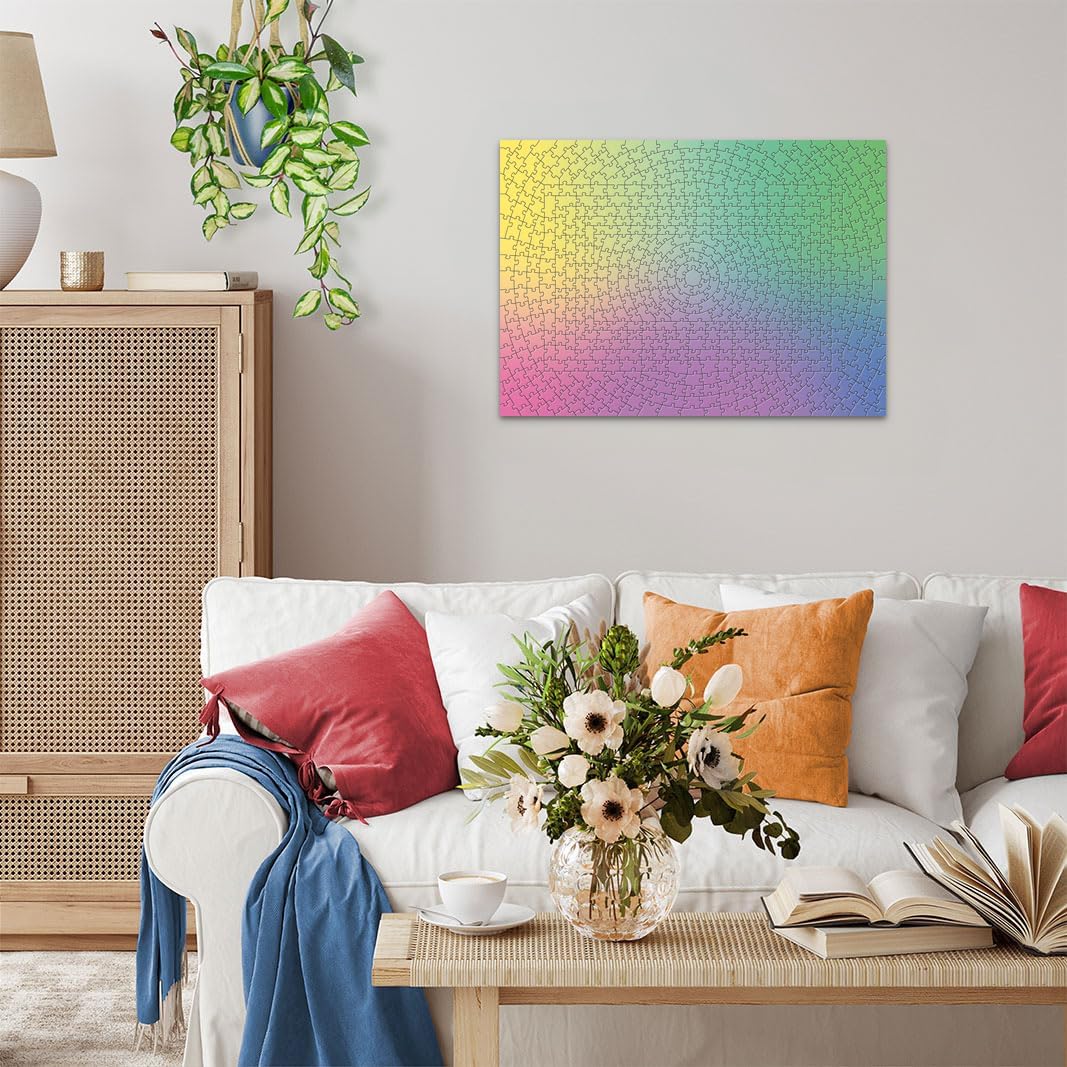 Ravensburger Krypt Gradient 631 Piece Challenge Jigsaw Puzzle for Adults - 12000146 - Handcrafted Tooling, Made in Germany, Every Piece Fits Together Perfectly