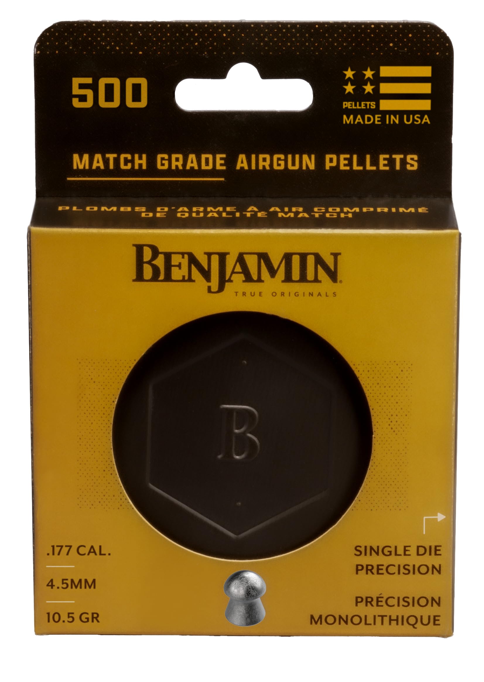 Benjamin Single-Die Precision Domed Pellets