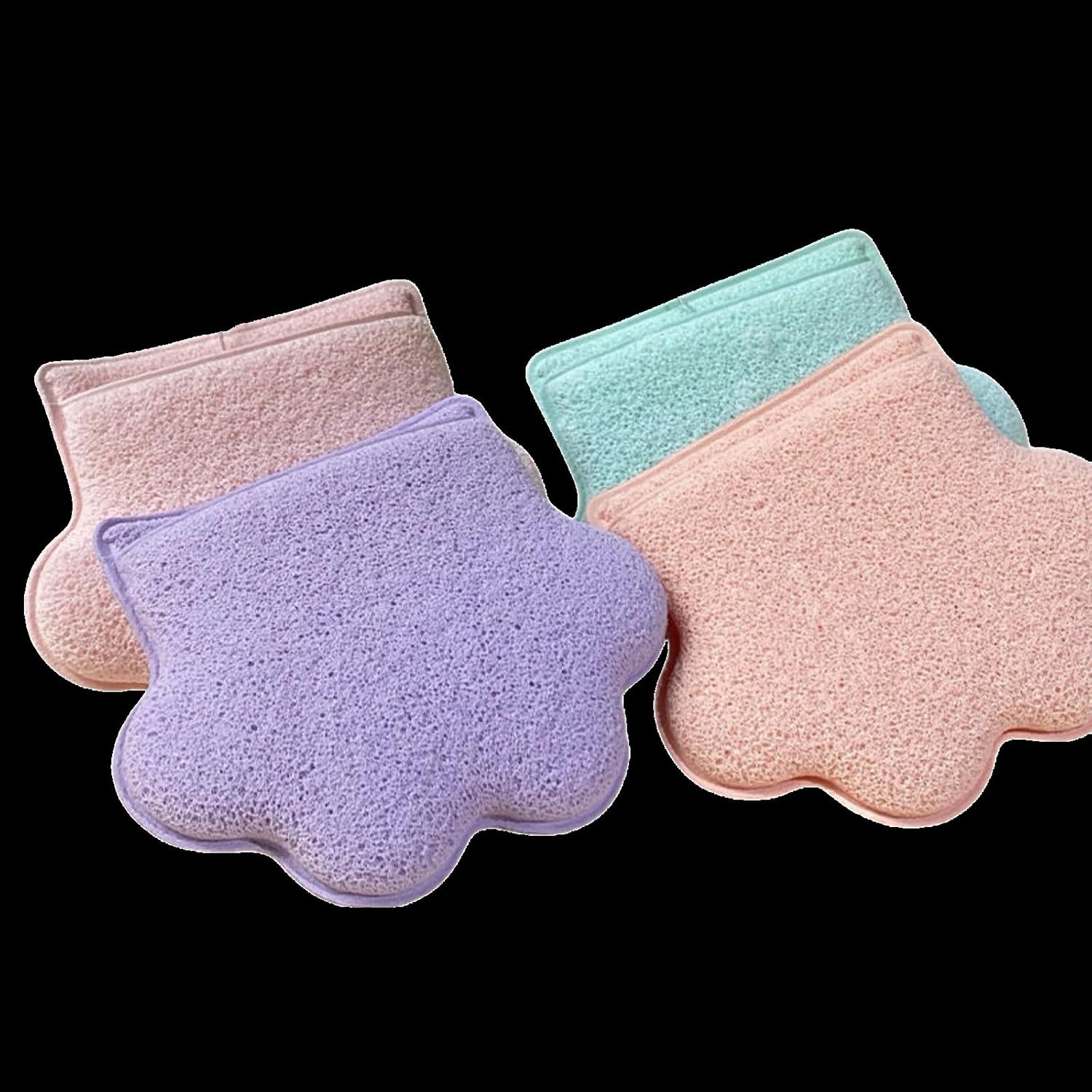 Cat Claw Cleaning Sponge, Face Reusable, Makeup Remover
