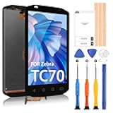 LCD for Zebra TC70 Screen Replacement - for Zebra TC70 / TC72 / TC75 / TC77 LCD Display Touch Screen for Zebra TC70 LCD Digitizer Glass Full Assembly with Repair Kits