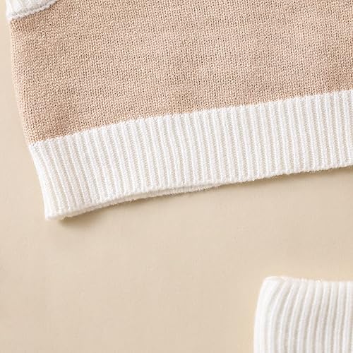 Miniatura 5 de Ropa para bebé niña, pantalones cortos de punto, traje de verano, camisetas sin mangas, pantalones cortos elásticos, traje de niña recién nacida,