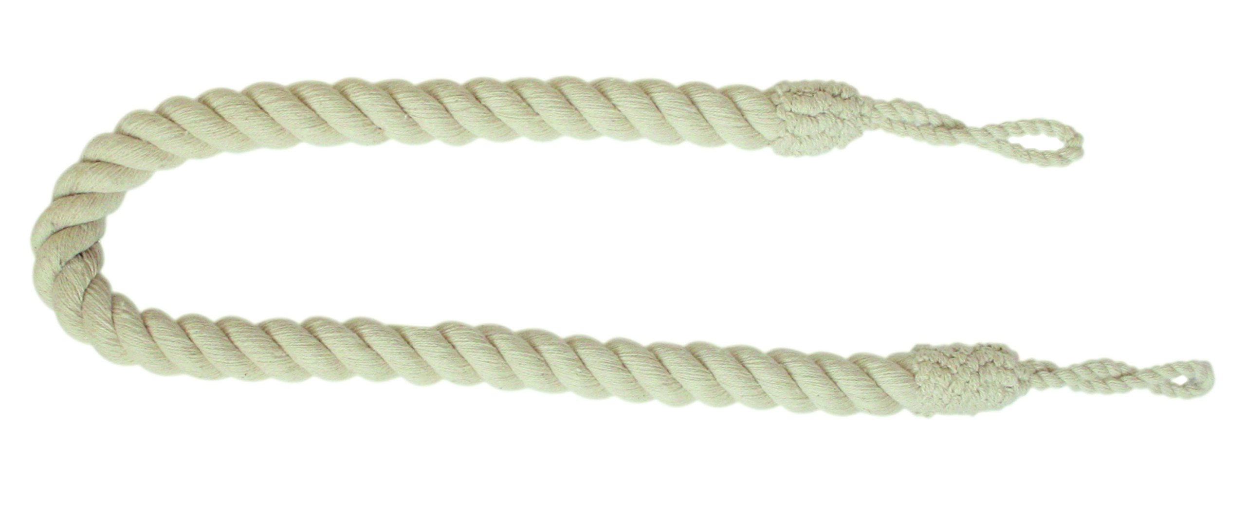 Jones Interiors Rope Tieback, Cotton, Natural