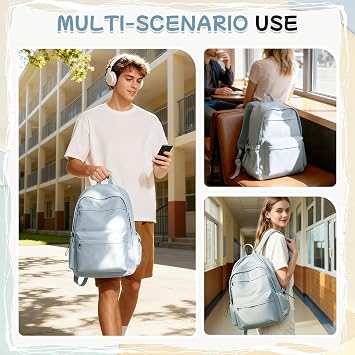 HYC00 School Backpack Secondary, High School Bag for Teenage Girls Boys