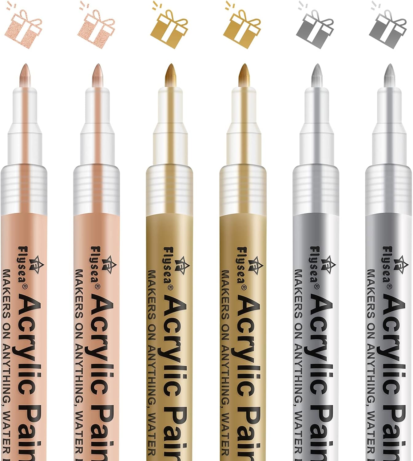 rose gold acrylic paint pen