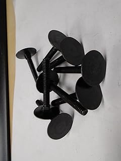 New Pack of Bolts 1/4-20 x 2 Black Oxide Lot of 10#6317A Multi-Purpose Comprehensive Hardware Fastener Assortment Kit WnyNEH06494