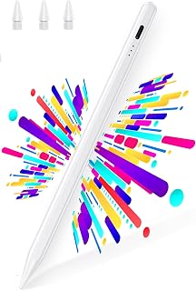 BAZO Pen Compatible with iPad 2018-2026, 2X Ricarica Rapida, Palm Rejection | Penna per iPad con Proprietà Magnetica, Tilt...