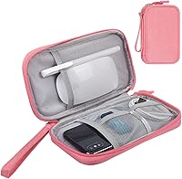 Vista 10 de Bolsa Organizadora de Cables Electrónicos, Estuche Portátil de Accesorios Electrónicos para Cables, Cargadores, Teléfonos, USB, Tarjetas SD