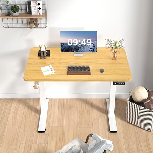 Miniatura 45 de Furmax - Escritorio eléctrico de altura ajustable de pie grande de 63 x 24 pulgadas, escritorio de pie para oficina en casa, alturas prestablecidas