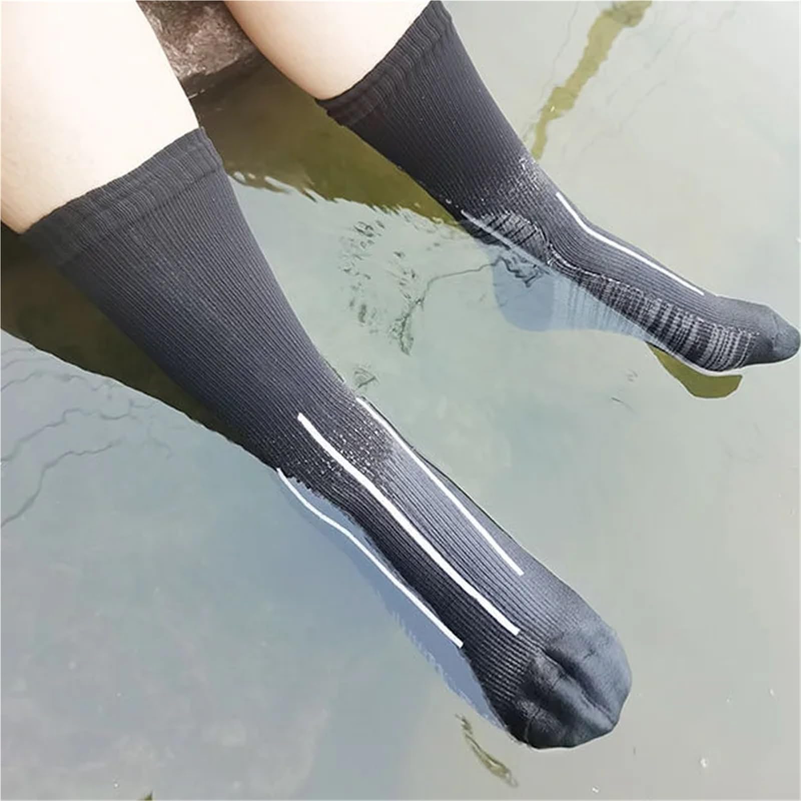 Wasserdichte Socken Herrensocken Atmungsaktive Wasserdichte Ski-Campingsocken Winter Warme Fußballsocken Wasserdicht Heizung Angeln Schneesocken Herrenbekleidung FüR Wie Laufen