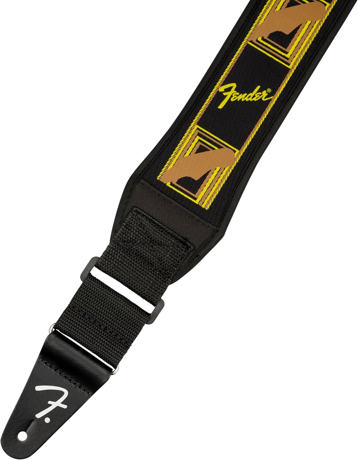 Swell� Neoprene Strap, Black, Yellow and Brownn Mono, 2.5"
