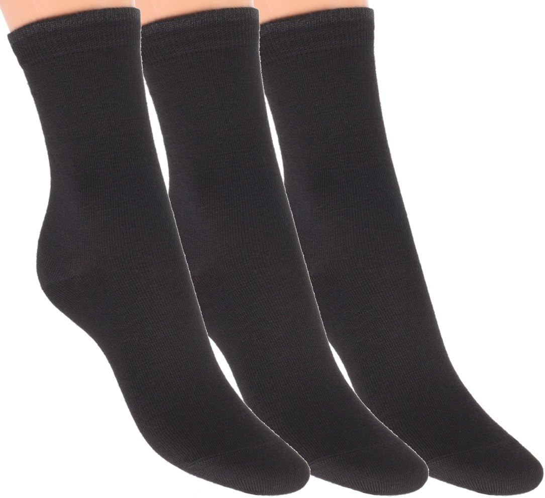 Loonysocks, 3 Pair of Our Best Socks Made of Super Soft Ascona Merino Wool Women/Ladies