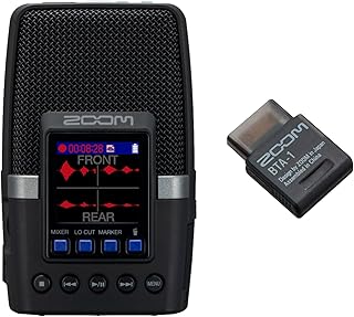 Zoom H2essential Multi-Mic Handy Recorder with Zoom BTA-1 Bluetooth Adapter