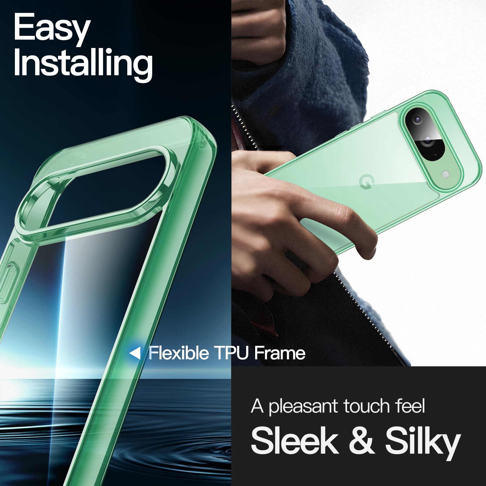 Amazon.co.jp: JETech Google Pixel 9/9 Pro 2024 ケース 黄ばみなし