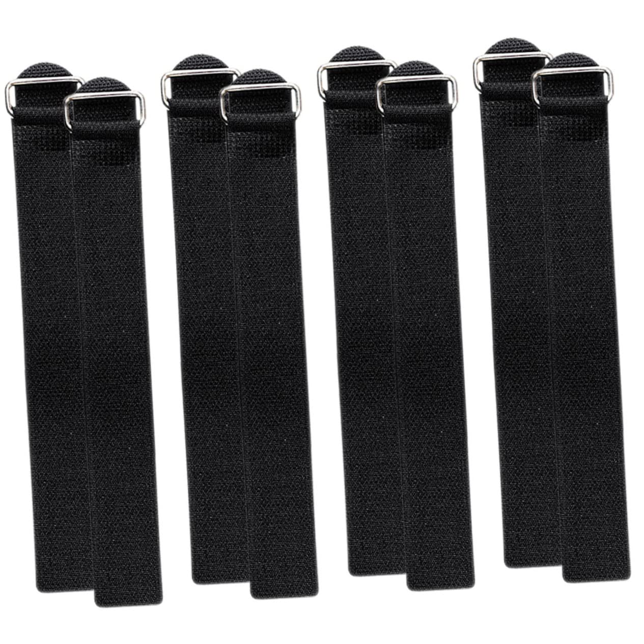 FRCOLOR Cubierta Antideslizante Tracción para Zapatos Crampones Cubrezapatos Correa De Pinzas para Zapatos Crampones para Zapatos De Mujer. Metal Black