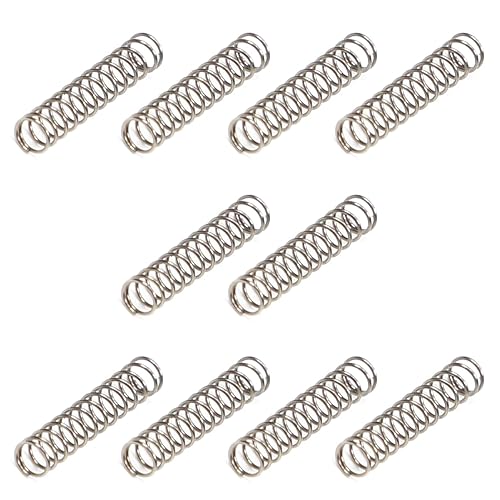 Miniatura 108 de Bettomshin 20 muelles comprimidos, 0.01 pulgadas de diámetro de alambre x 0.12 pulgadas de diámetro x 0.59 pulgadas de longitud libre, construcción