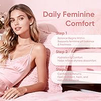 Vista 5 de Radiancy Probiótico para Mujeres Salud Vaginal - Sequedad Vaginal y Equilibrio de pH con Cepas de Lactobacillus, Extracto de Flor de Cerezo, Ácido