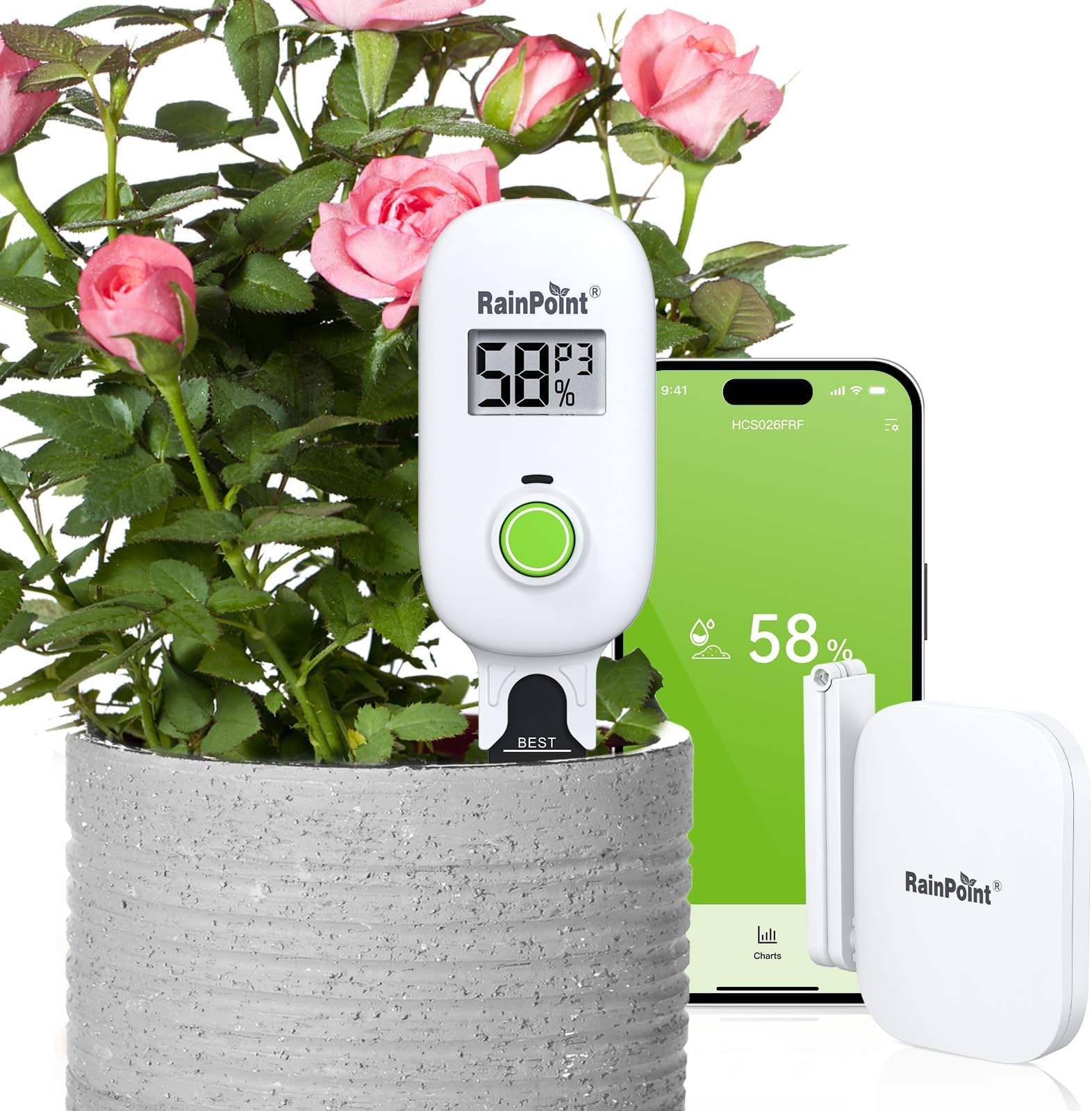 Smart Digital Soil Moisture Meter Kit