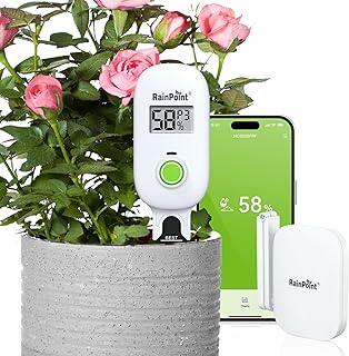 RAINPOINT Smart Digital Wireless Plant Moisture Meter Houseplants Indoor...