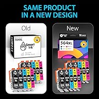 Vista 8 de Smart Ink Compatible Ink Cartridge Replacement for HP 564 XL 564XL High Yield 10 Combo Pack (4 Black & 2 C/M/Y) for DeskJet 3520 3522 Photosmart