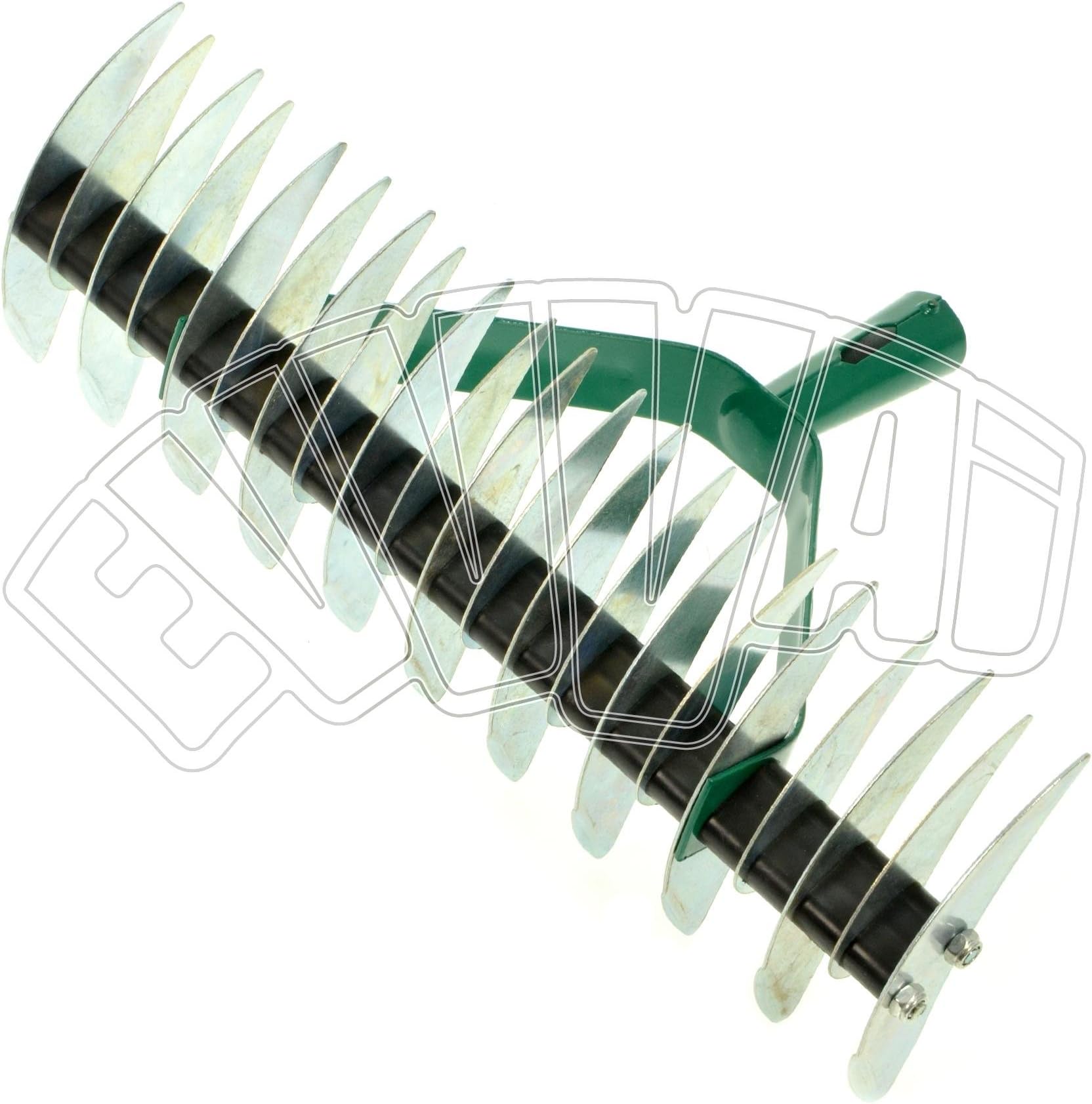 Jeu De Dents à Ressort Pour Scarificateur/aérateur De Gazon - Set De Remplacement Robuste - Surface Couverte Environ 1000-1500 M² - 10