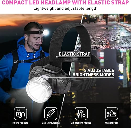 Miniatura 3 de Kit de emergencia en carretera para automóvil con cables de puente, kit de primeros auxilios para automóvil, kit de emergencia para vehículos, kit